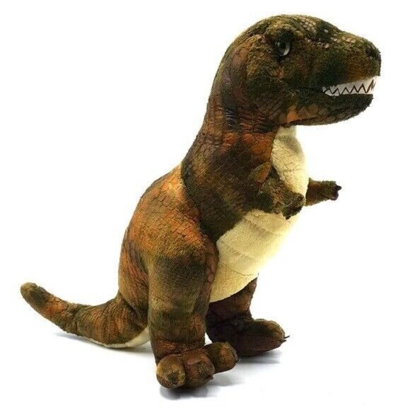 Douglas Dinosaur Plush Brown 10" Stuffed Animal Tyrannosaurus Rex #3782 READ - Picture 4 of 10